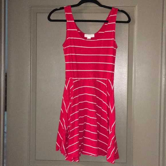 Red skater Dress - Picture 3 of 3